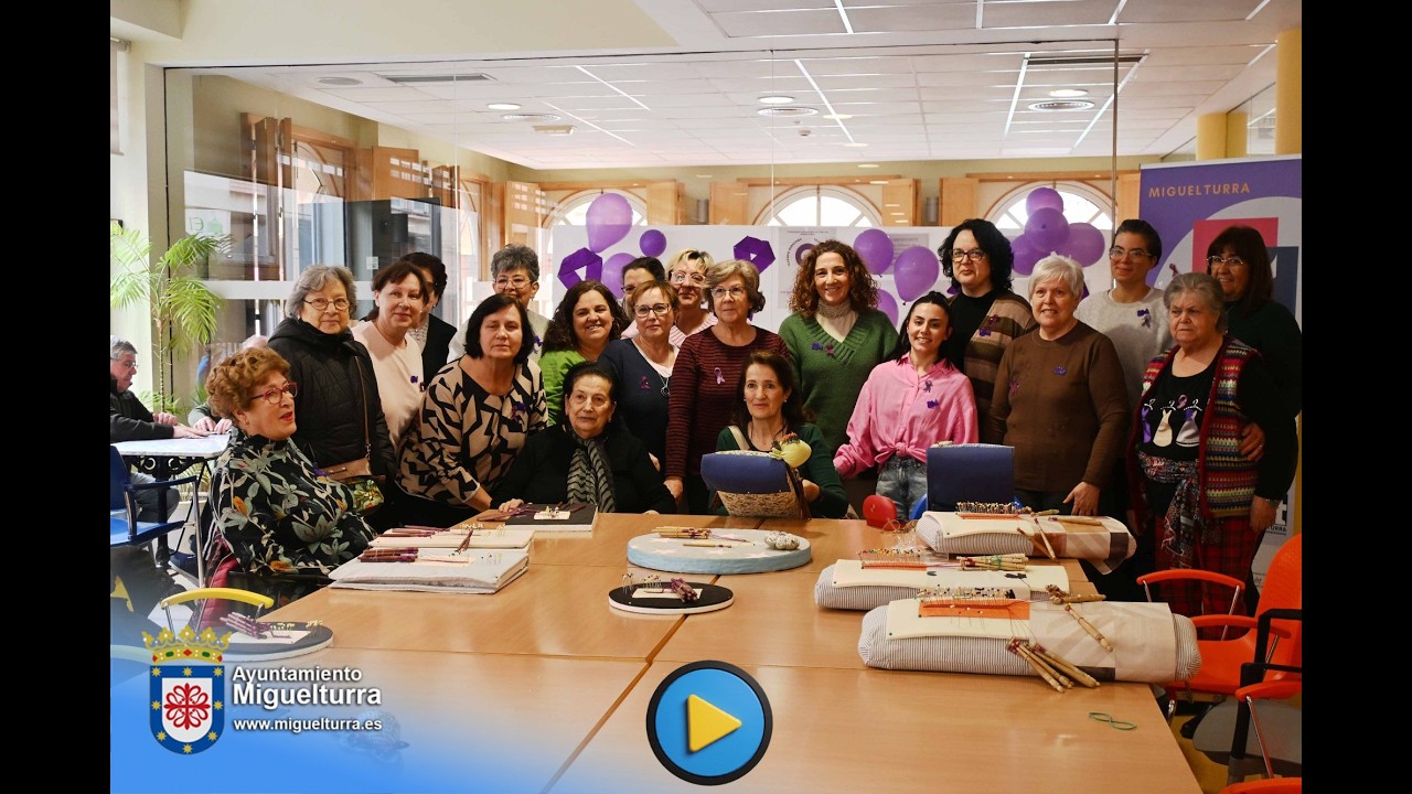 DECLARACIONES | Igualdad y la tradición con un taller de encaje de bolillos en conmemoración del 8M