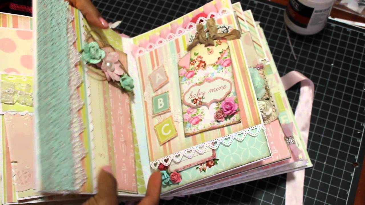 2015 Baby Girl Mini Album Scrapbook *SOLD*