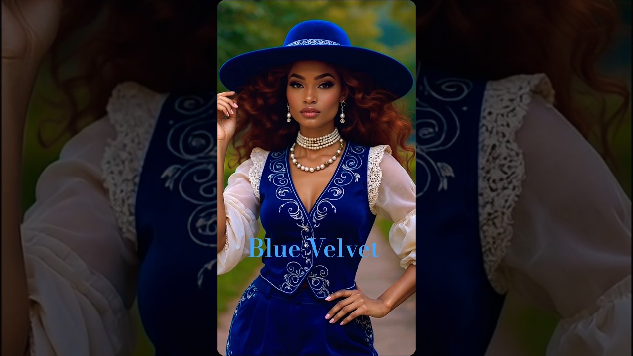 Draped in Velvet🩵💙🩵