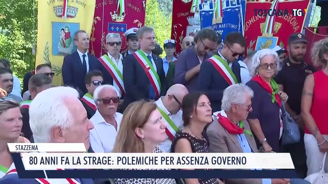 2024-08-12 STAZZEMA - 80 ANNI FA LA STRAGE, POLEMICHE PER ASSENZA GOVERNO