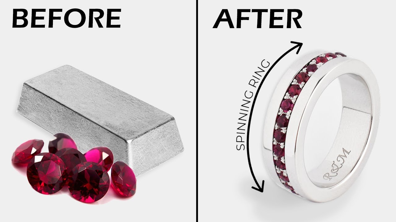 How to make a spinner ring from scratch | Handmade unique jewelry