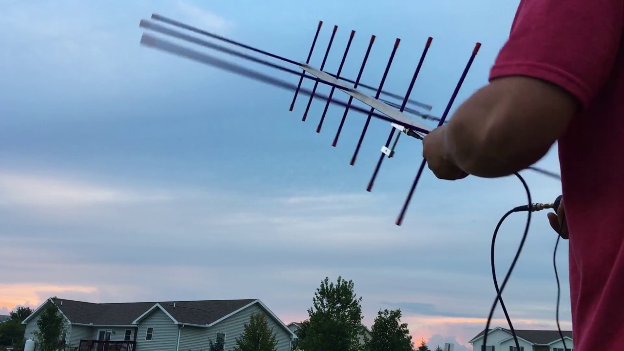 AO-85 Satellite Pass Using The Arrow Antenna And A HT