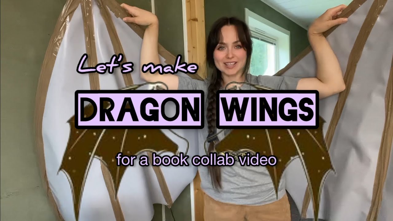 Let’s make DRAGON WINGS - bat wings / dragon wings tutorial - DIY cosplay wings - DIY wings