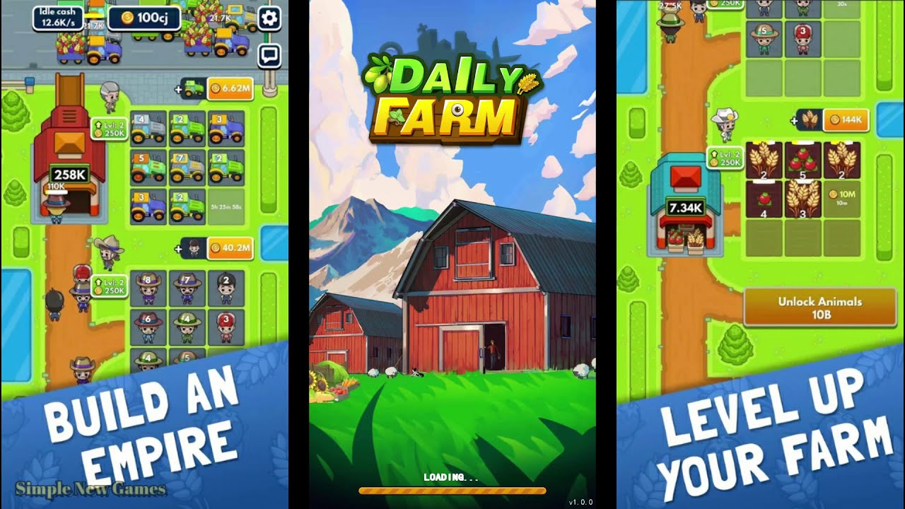Idle Farm Tycoon - Merge Simulator Gameplay Android | New Mobile Game
