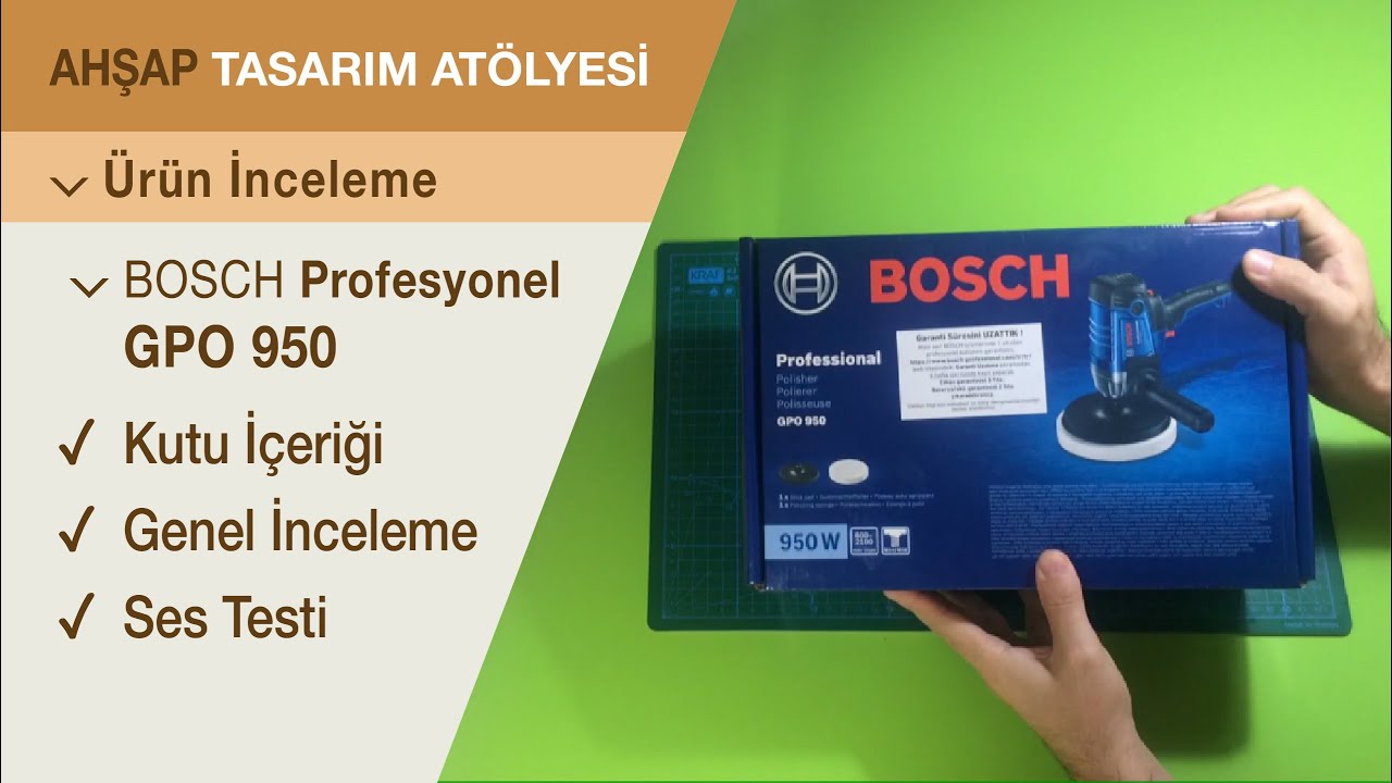 BOSCH GPO 950 KUTU AÇILIMI VE İNCELEME