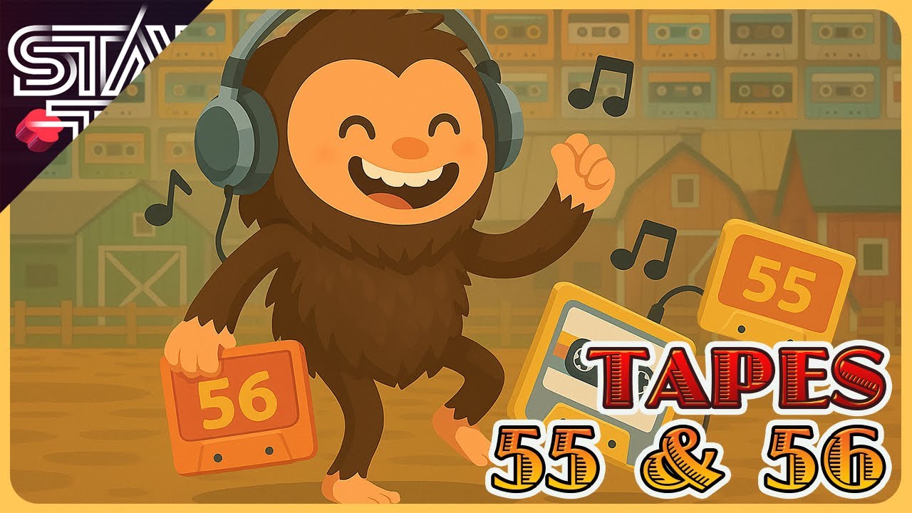 How to Find Cassette Tapes 55 and 56 - Sneaky Sasquatch