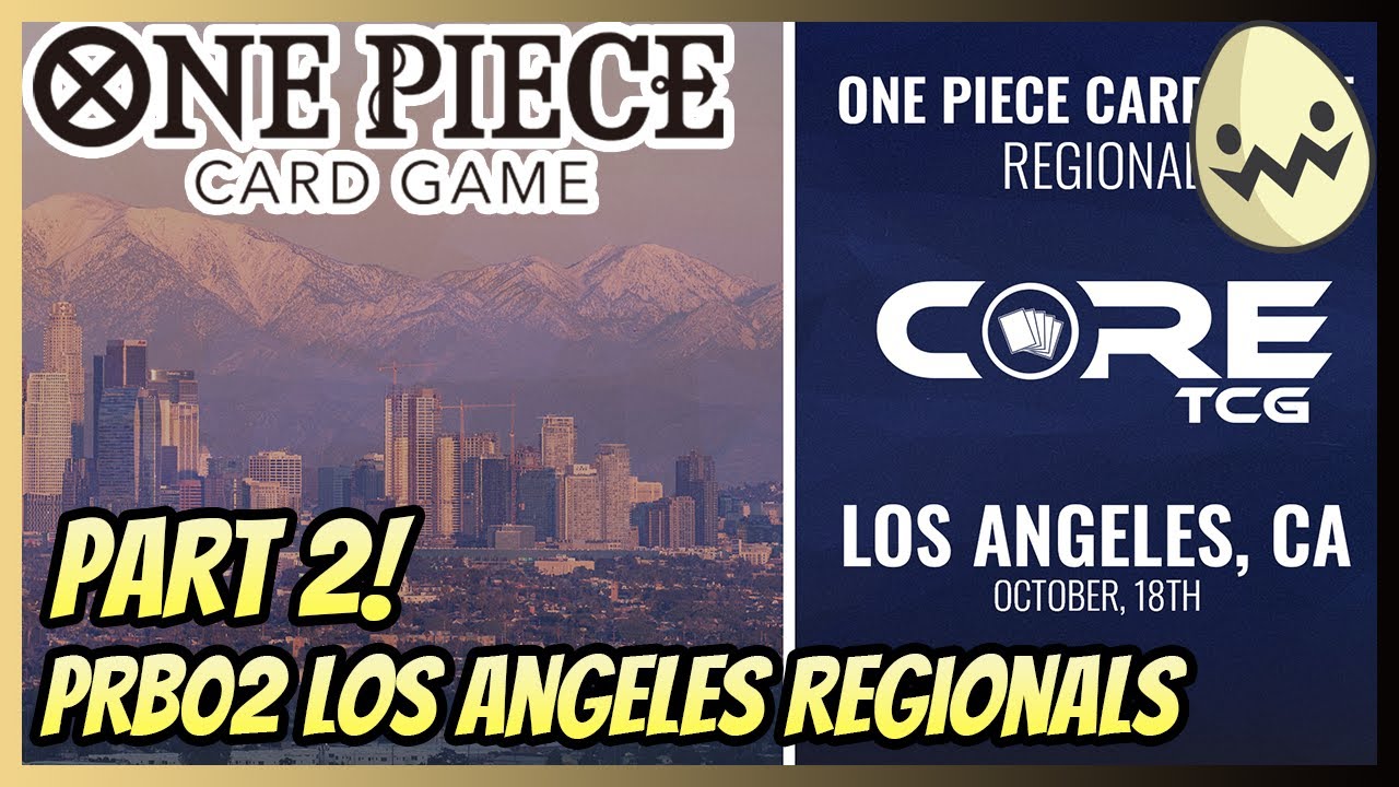 @coretcg  PRB02 One Piece Card Game Los Angeles Regionals Part 2!