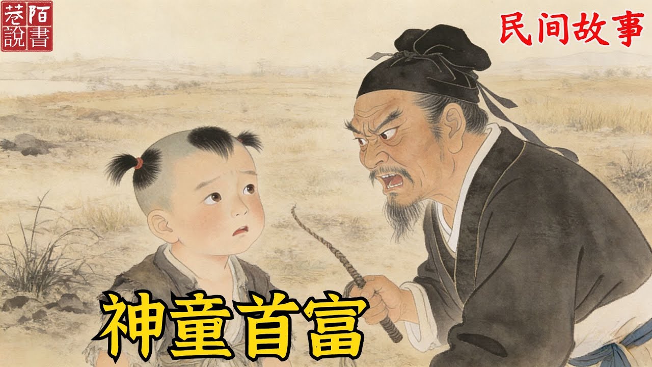 十岁神童被亲舅夺走家产，被逼给地主放牛受尽鞭打，十年后竟成当场首富，亲舅求他收留，他一句话让全村拍手叫好！【巷陌說書人】#奇聞#故事#民間故事#故事頻道#睡前故事
