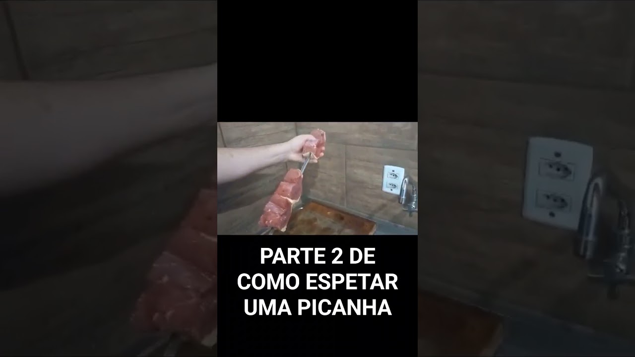 Espetando a picanha |PARTE2| #carne #churrasco #faca #gaucho #picanha #tutorial