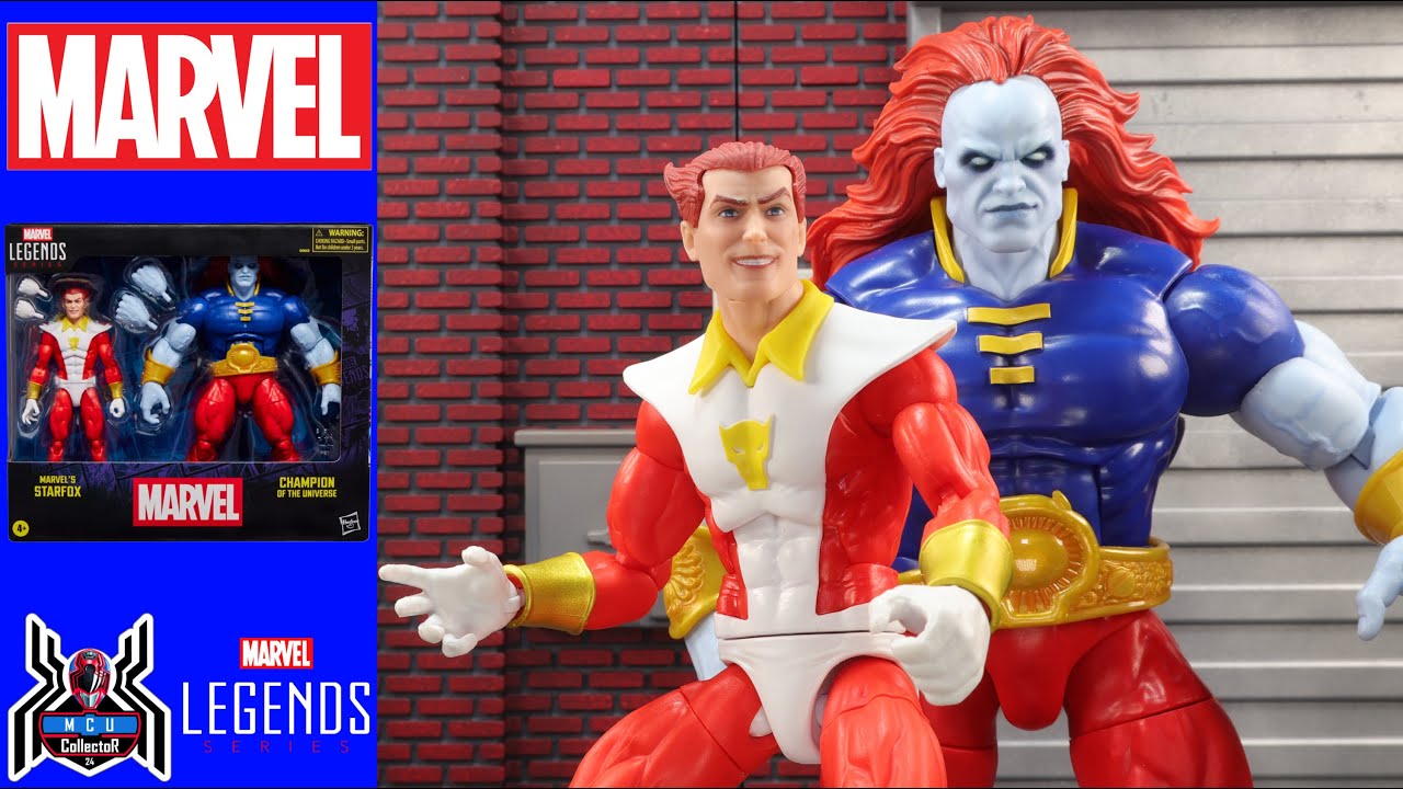 Обзор набора из двух фигурок Marvel Legends: Старфокс Эрос и Чемпион Вселенной.