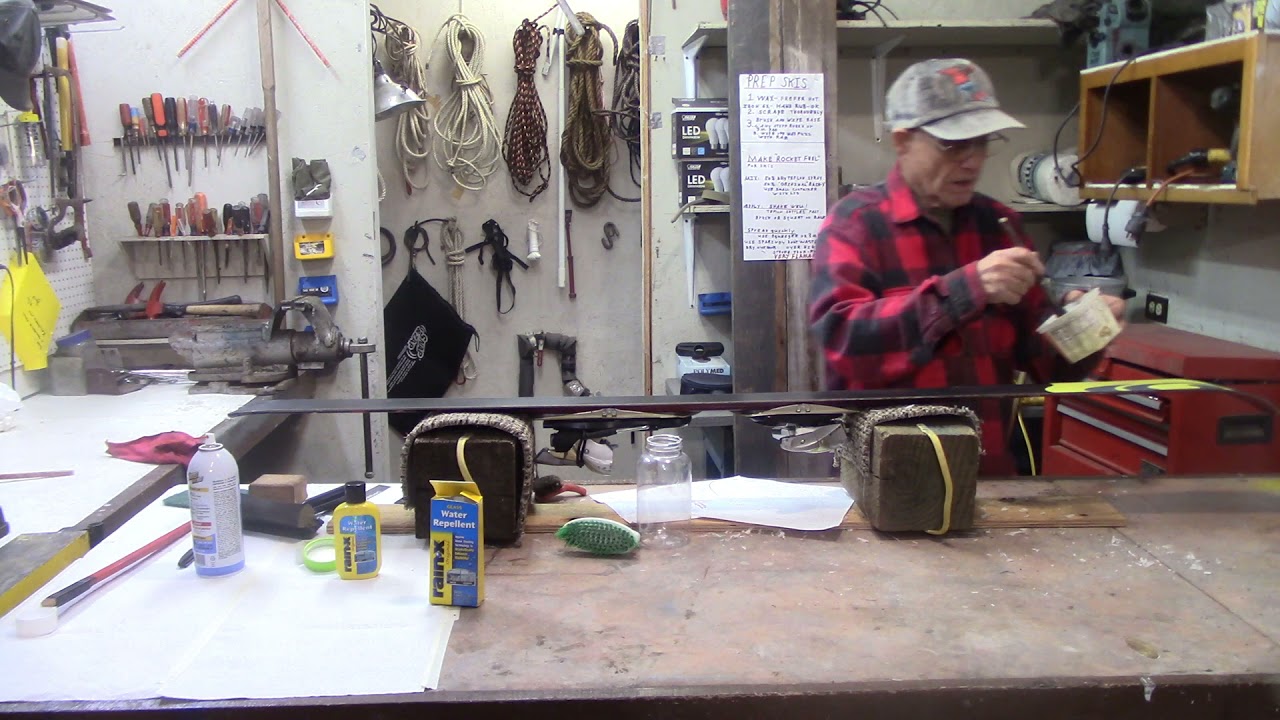 Make and apply super fast ski wax additive to ski’s