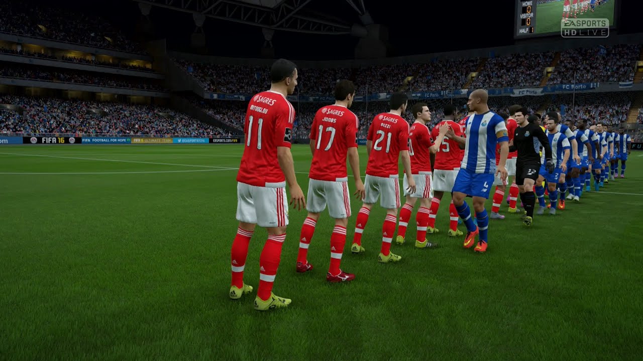FIFA 16 | FC Porto vs Benfica - Full Gameplay (PS4/Xbox One)