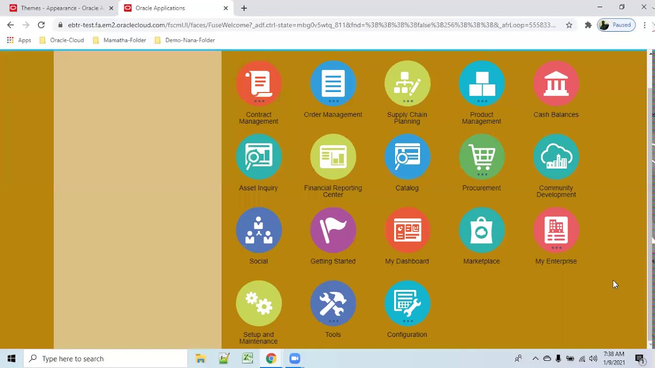 Sandbox feature  in oracle cloud-Fusion - Deploy of Sandbox-Personalize the transaction screens.