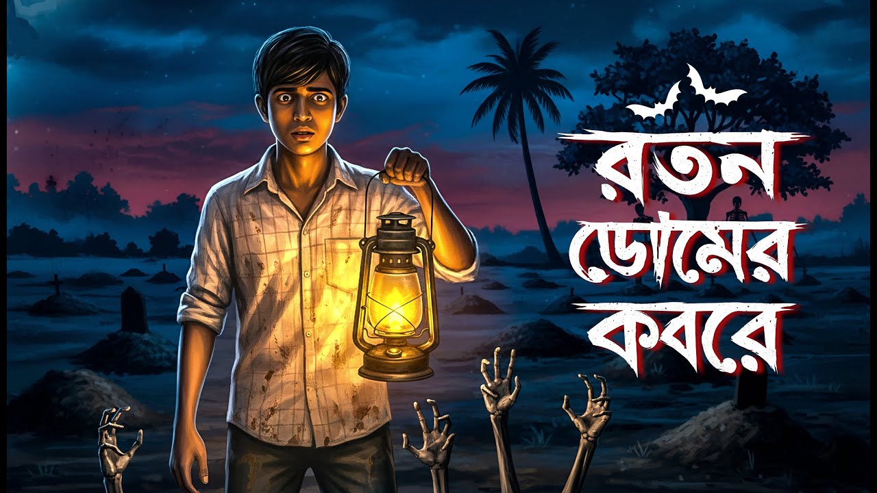 রতন ডোমের কবরে।(হাড় হিম করা ভয়ের গল্প ) গ্রাম বাংলার ভূতের গল্প Gram BanglarVuterGolpo ||
