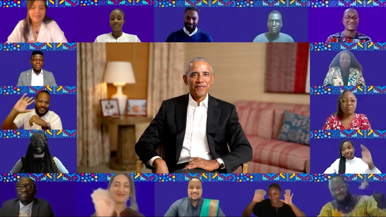 President Obama meets with 2022 Africa Leaders to celebrate their work