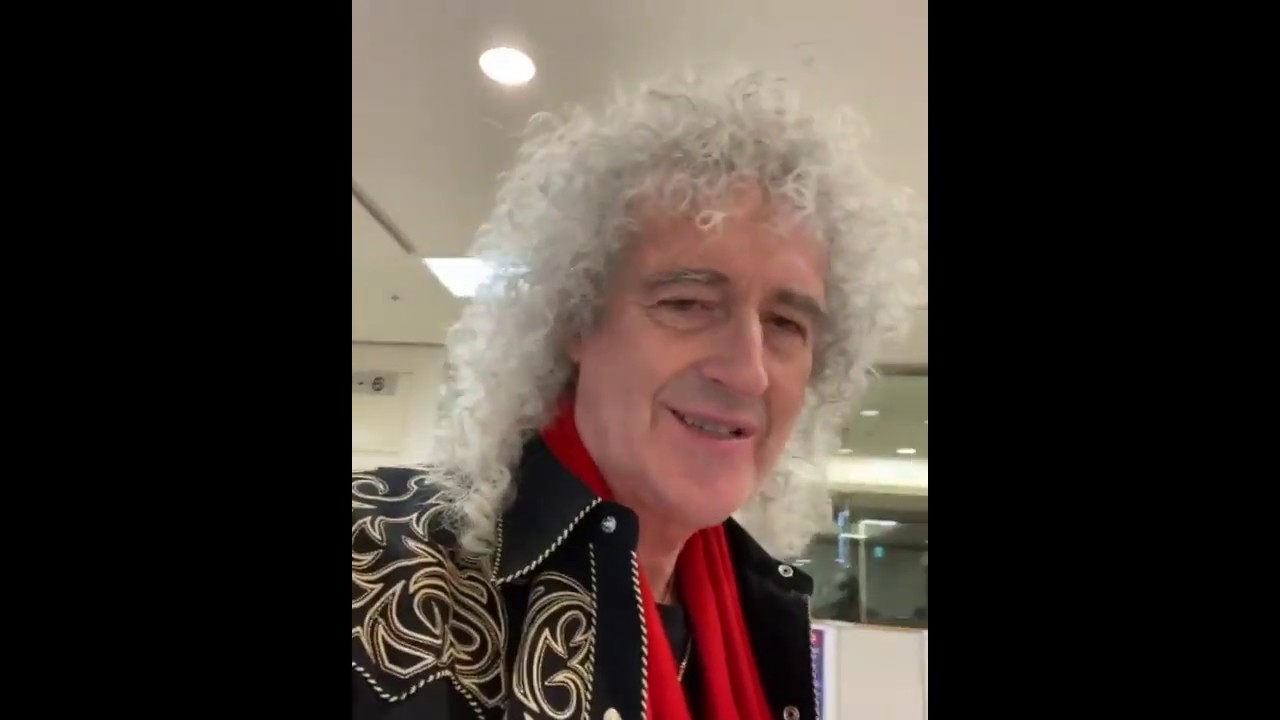 Brian May and Roger Taylor visit Tokyo Queen Exhibition 23 Jan 2020