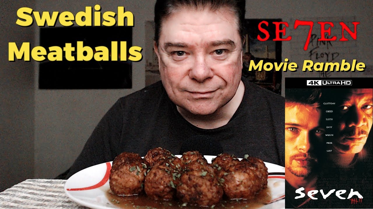 ASMR - Eating Swedish Meatballs | SE7EN Movie Ramble