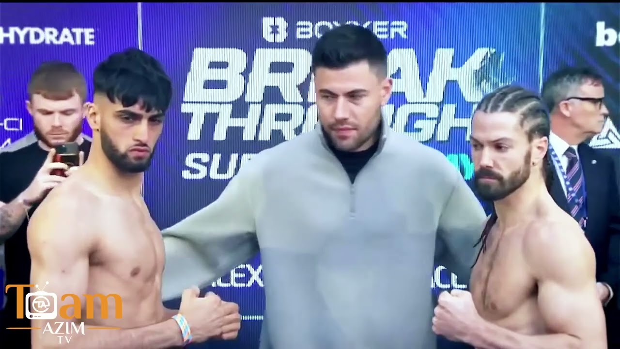 ADAM AZIM VS RYLAN CHARLTON | BOXXER WEIGH-IN