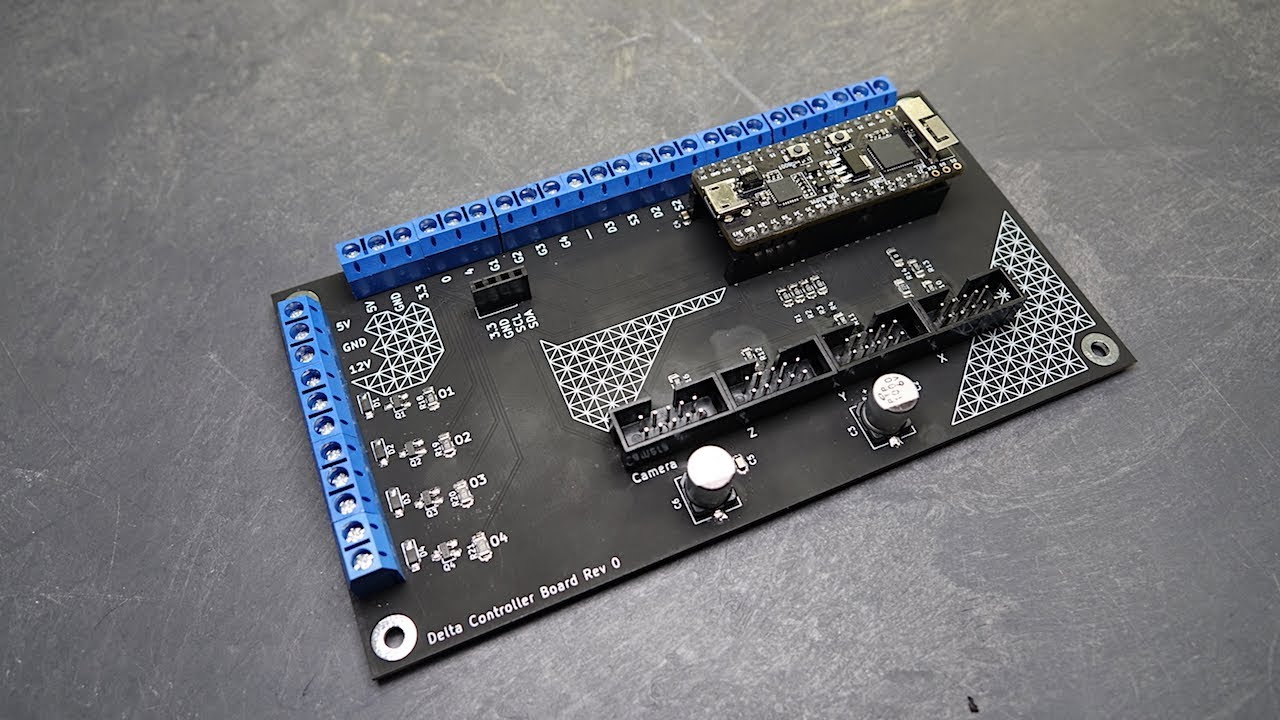 ESP32 Delta Robot PCB