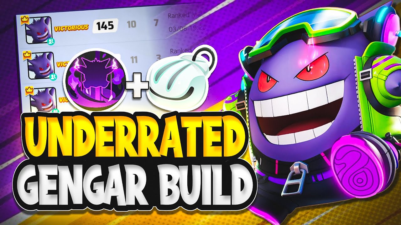 MOST UNDERRATED Gengar Build in Pokemon Unite 2025 😱 (SECRET OP Strategy NOBODY is Using!)