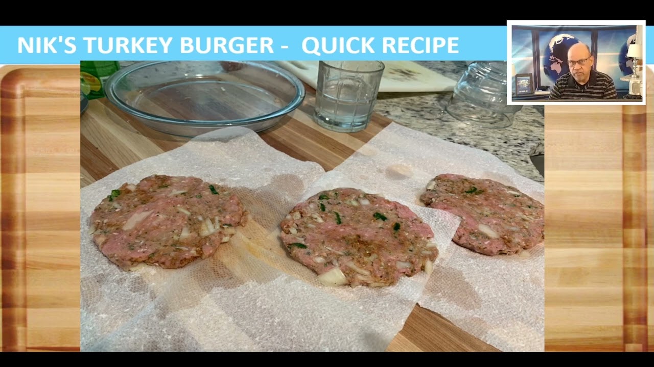 Indian Food |  Spicy turkey's burger | Nik Nikam