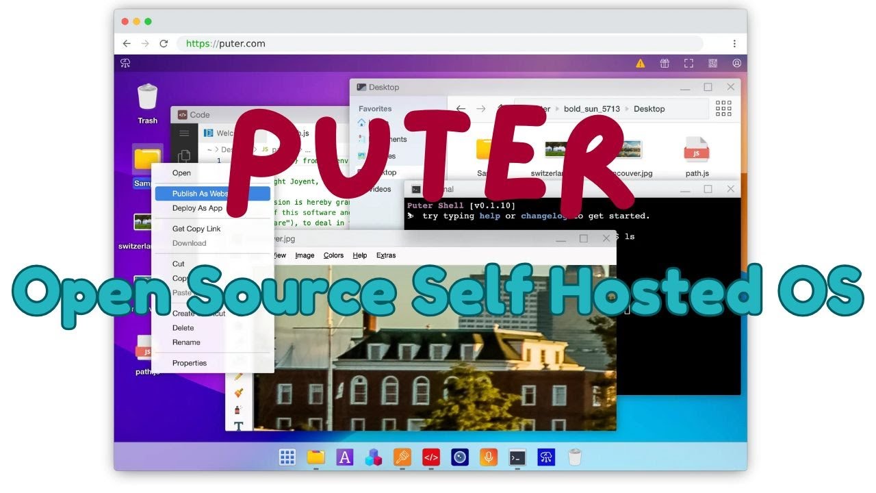 Puter OS: The Open-Source OS You Can Host Yourself