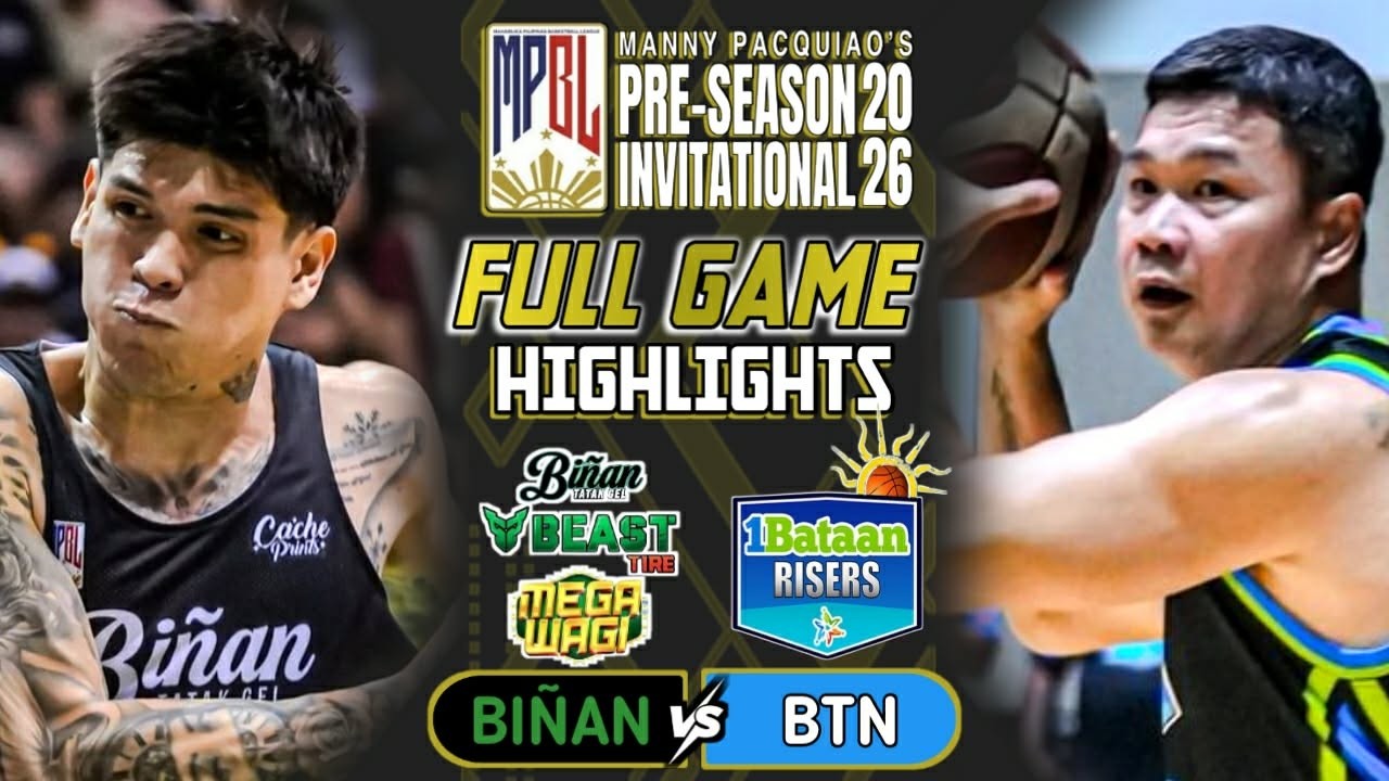BIÑAN vs BATAAN | FULL GAME HIGHLIGHTS| MPBL 2026 PRE-SEASON