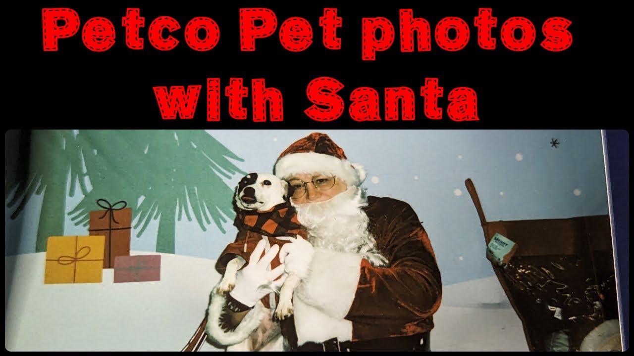 Petco pet photos with Santa
