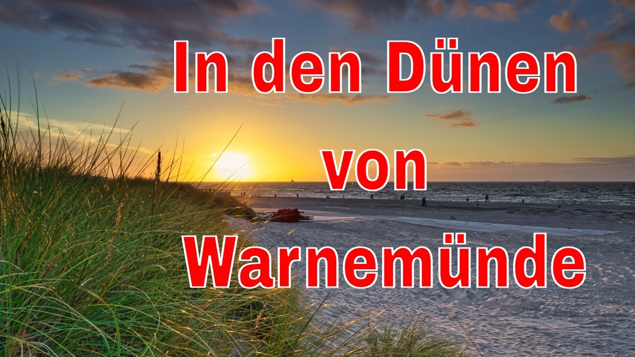 Warnemünde - Sonnenuntergang in den Dünen