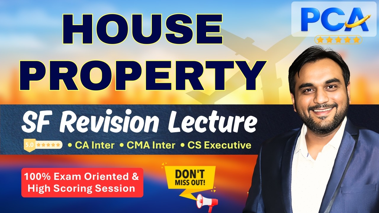 House Property - Revision | CA Pranav Chandak #cainterdt #cmainterdt #capranavchandak