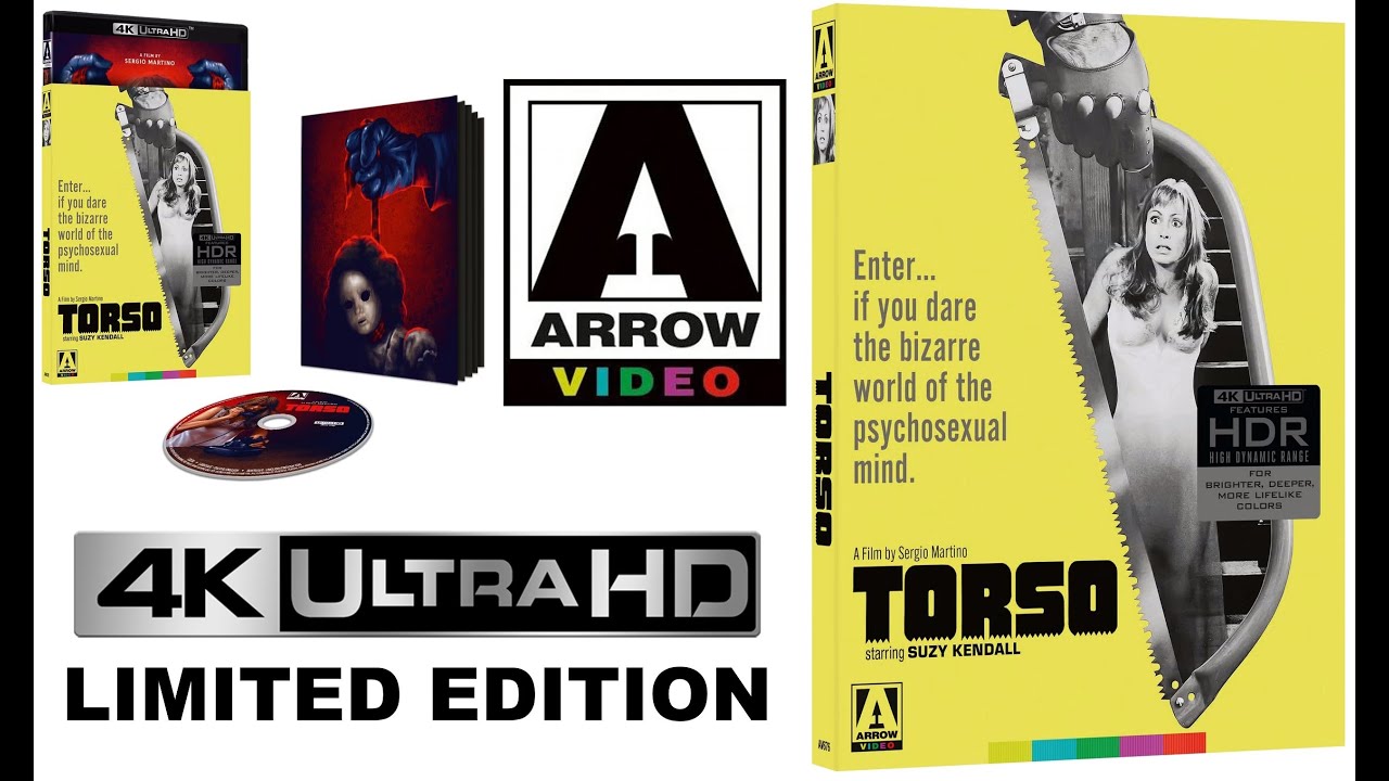 Torso [Arrow Video *Original Artwork* Edition 4K UHD] Suzy Kendall