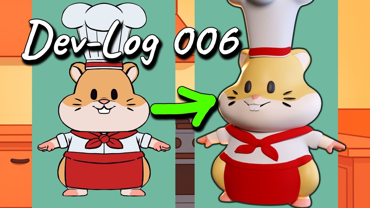 DevLog 06 - I Modelled this character from scratch 