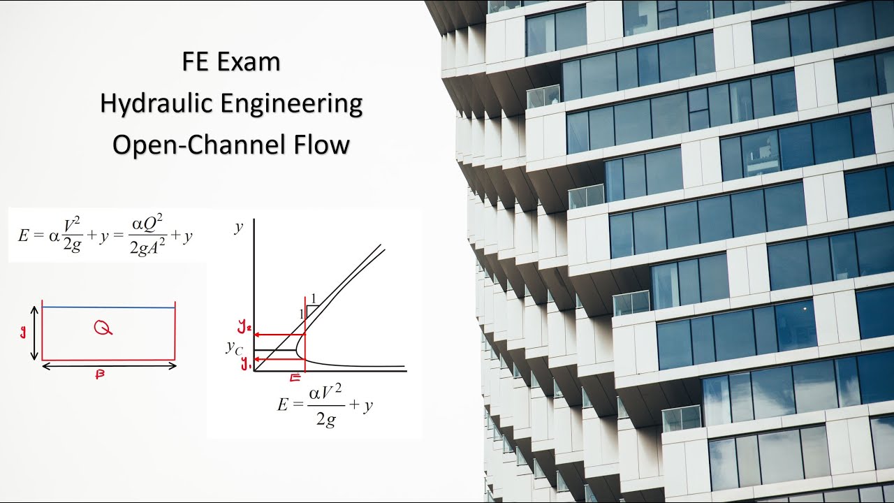 FE Exam -  Hydraulic Engineering - Alternate Depth of an Open Channel
