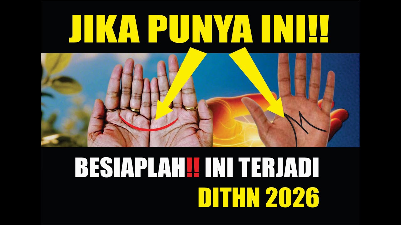 JIKA MEMILIKI TANDA BULAN SABIT DAN M, BERSIAPLAH!! INI TERJADI DITHN 2026