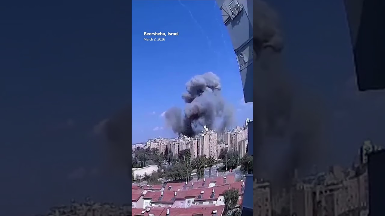 Iranian missile strikes Beersheba, Israel