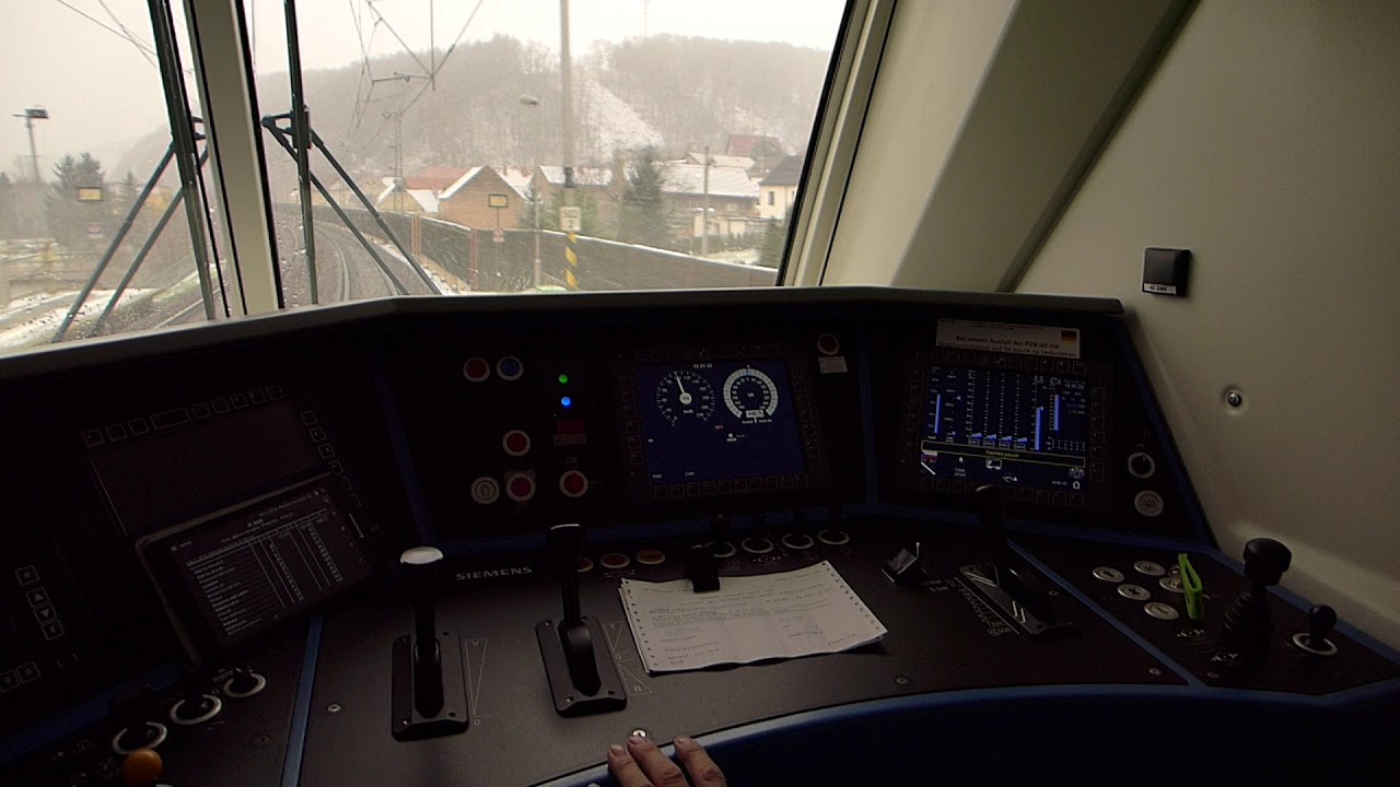 Cabview 193 Vectron - Usti n.L. - Praha hl. n. + posun