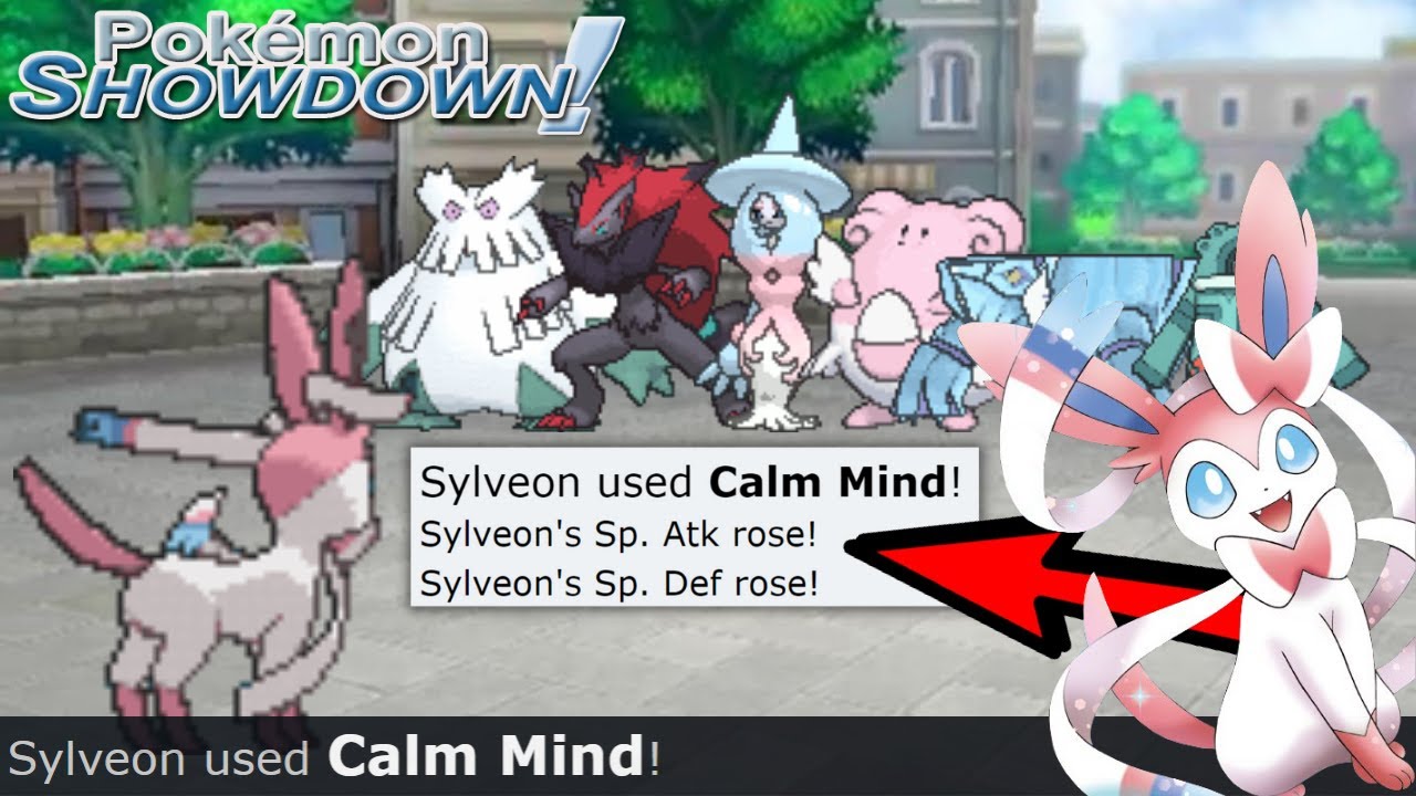 Calm Mind Sylveon Sweeps UU (pokemon showdown)