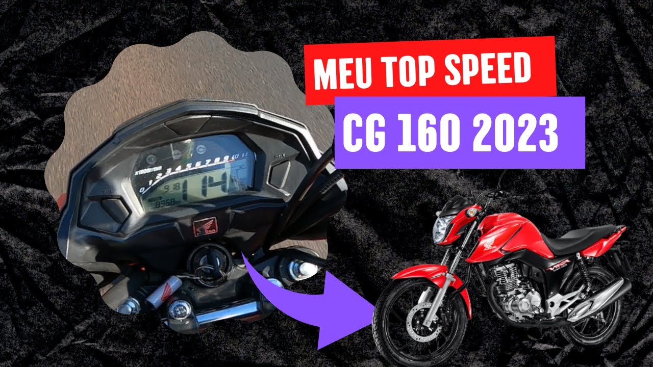 Top speed cg160 2023 ! Ela anda mais que as yamaha mesmo ? assista at&eacute; o final !!