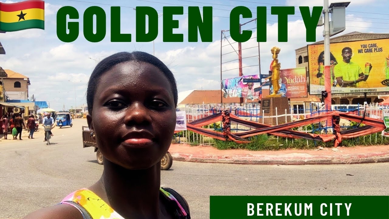 A Drive through BEREKUM, The GOLDEN CITY of Ghana || Bono Region