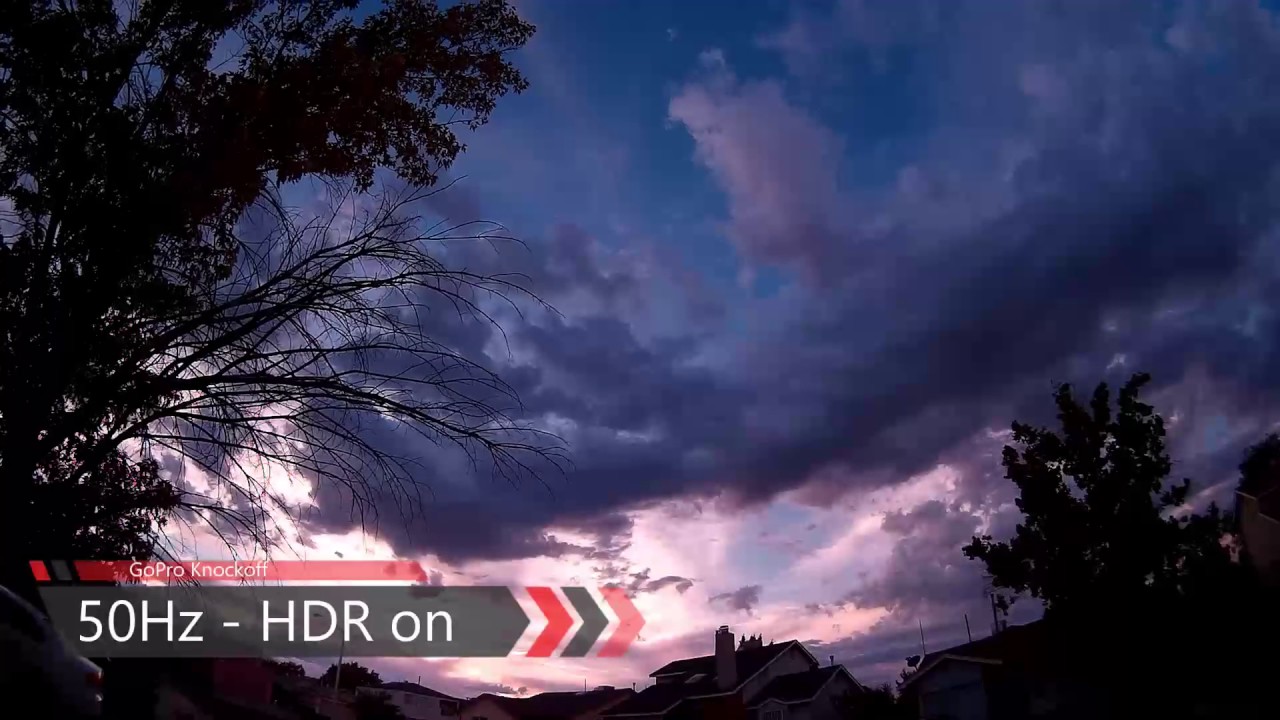 Lightdow LD4000 Sports Camera 1080p flicker test