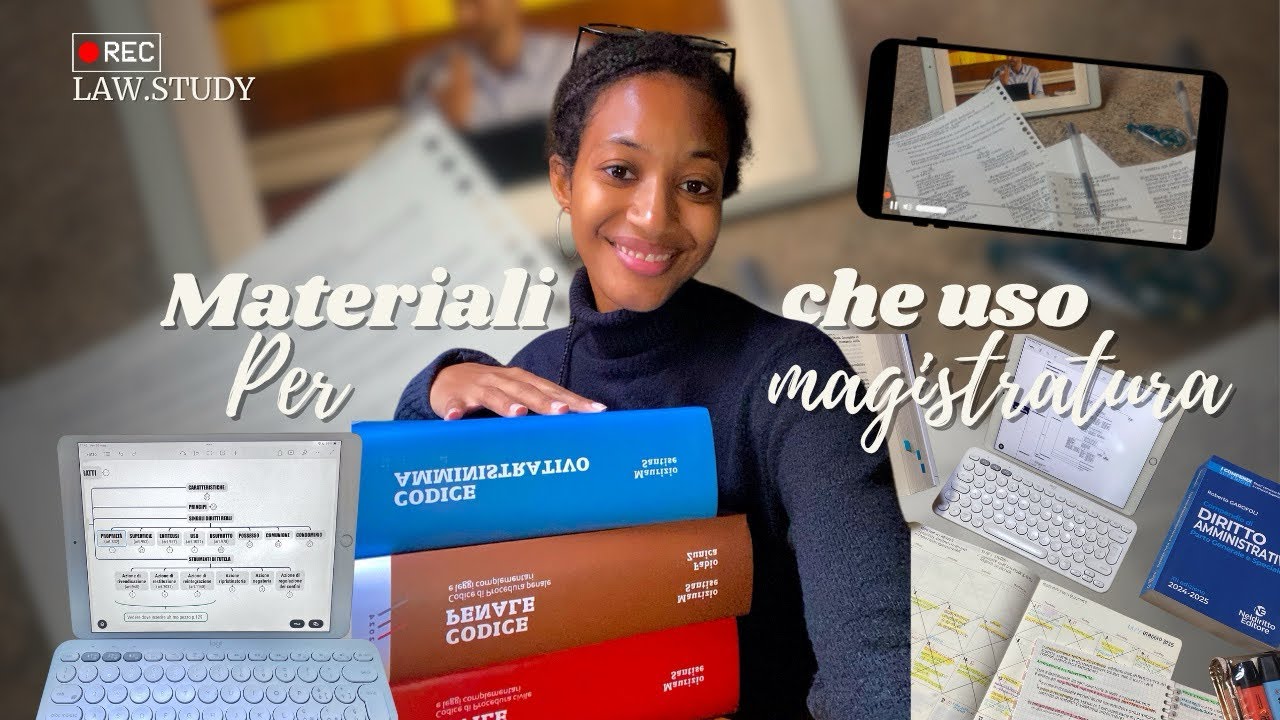 Magistratura | Materiali che uso per studiare📚📖 | law.study