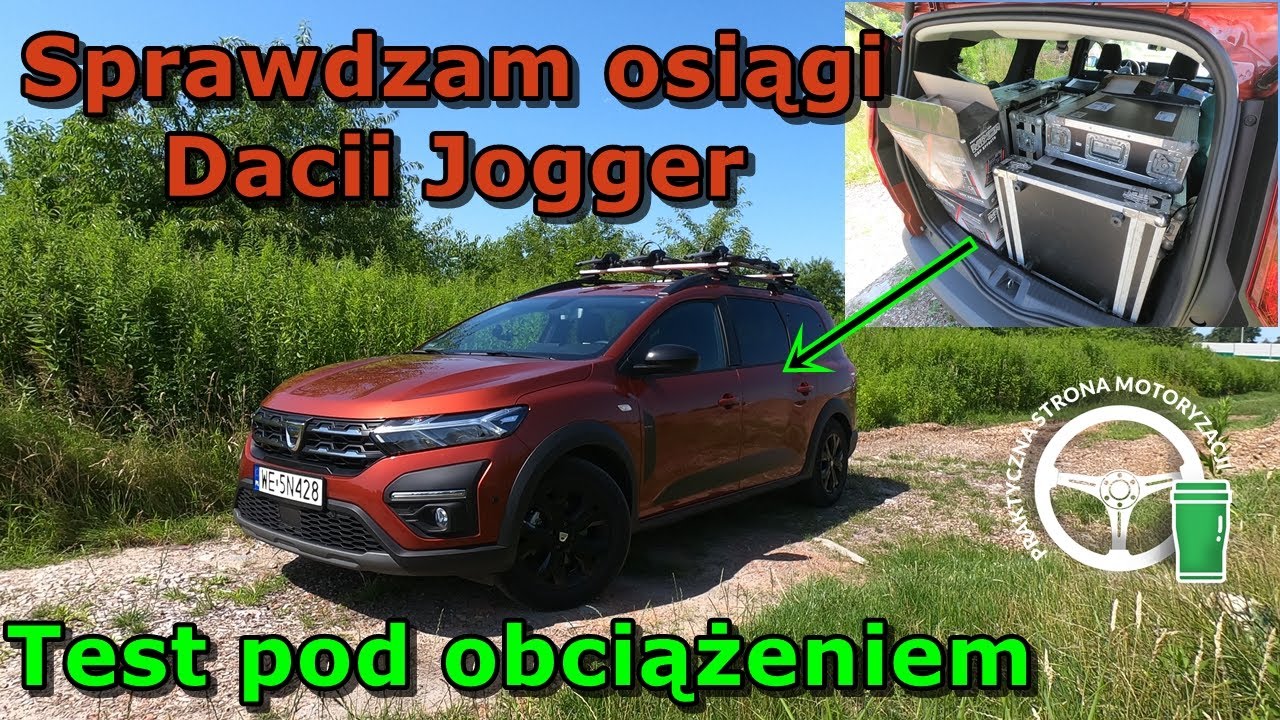 Sprawdzam osiągi Dacii Jogger - test pod obciążeniem