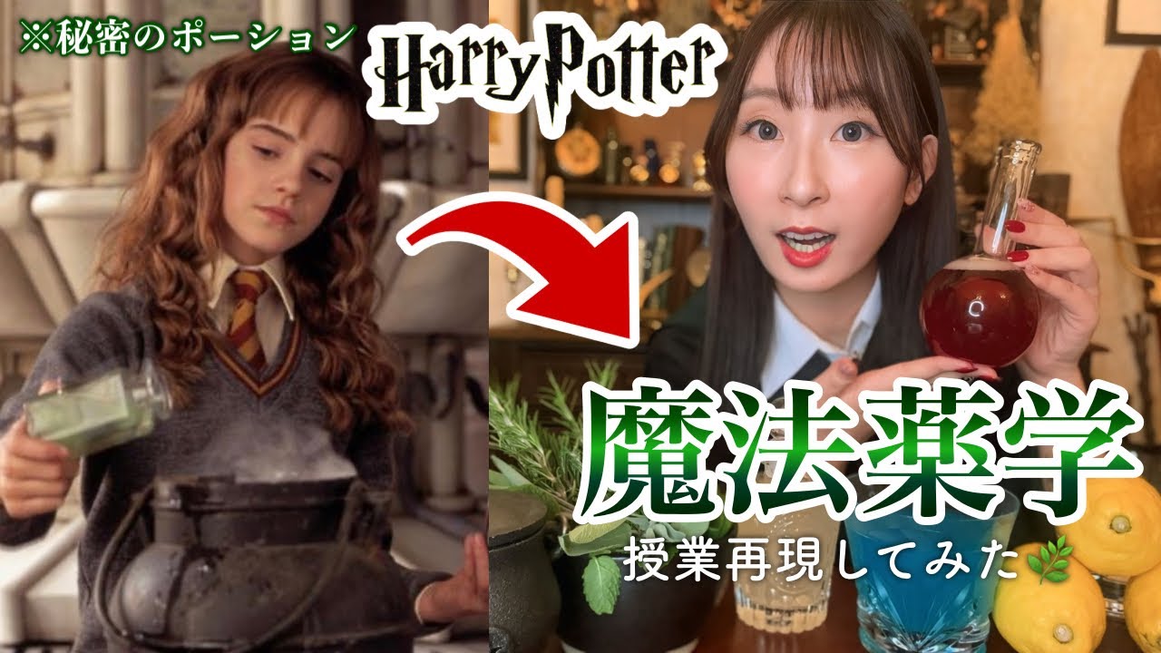【ハリポタ】魔法薬学の授業をお家で再現！ポーション再現するレシピ📝🌿