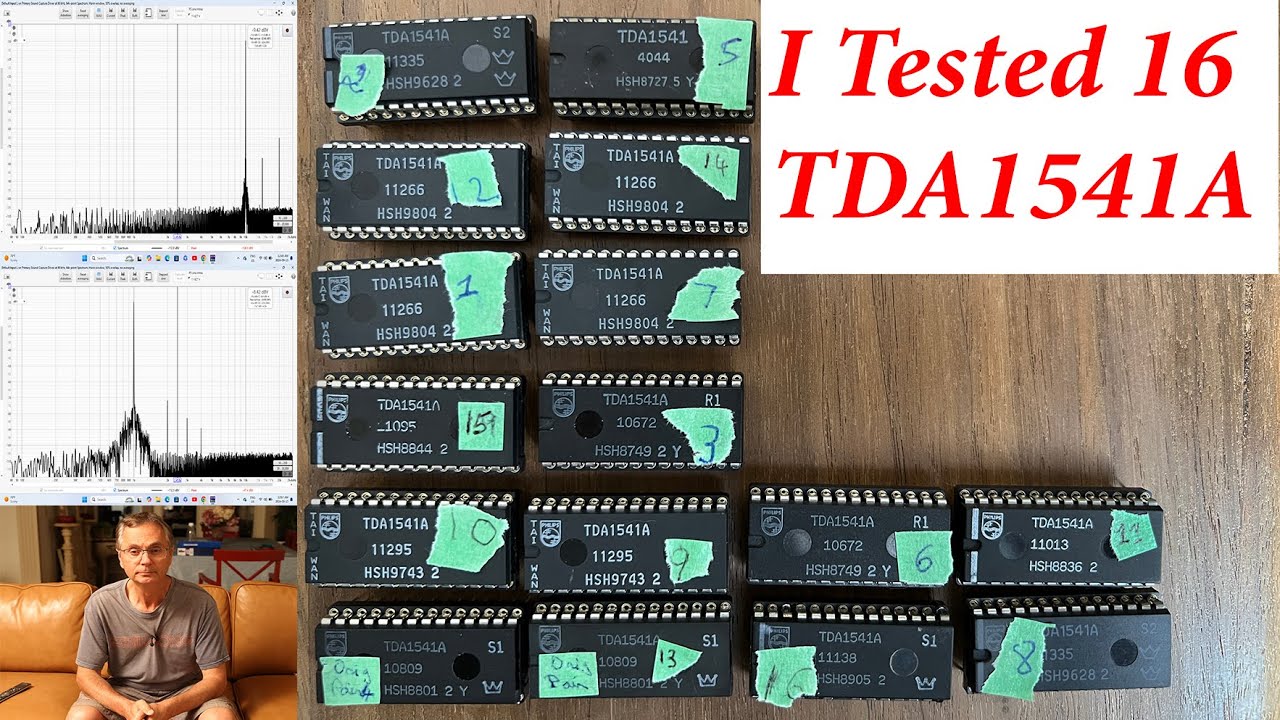 TDA1541A I Tested 16 Chips