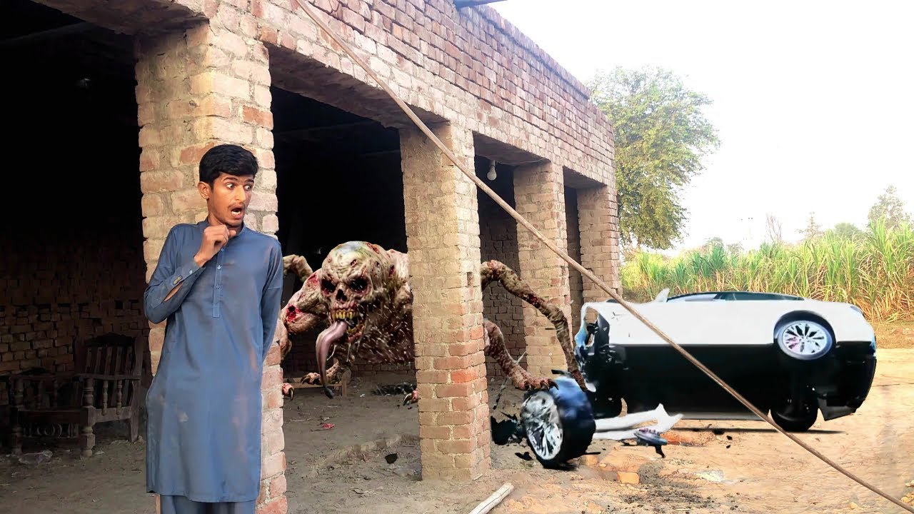 Monster Attack On The Village Boy😱😨 || New Horror Short Movie || Horror Video Mian Shiraz