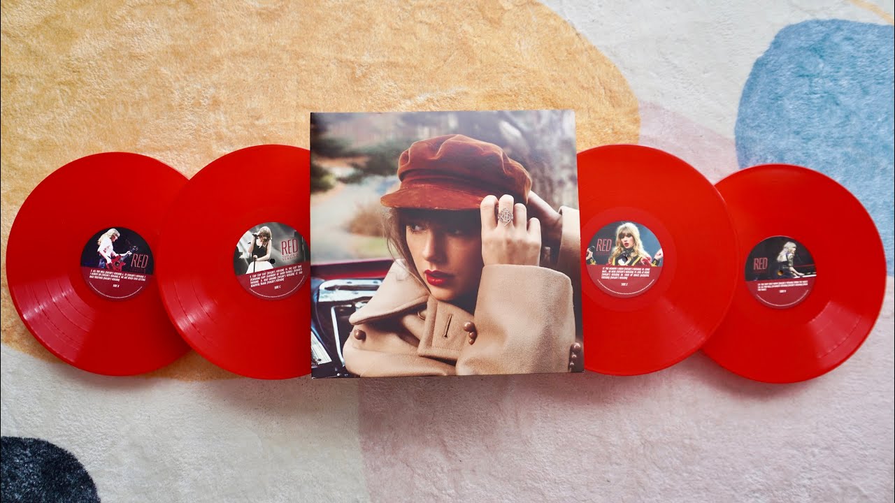 Taylor Swift - RED (Taylor&rsquo;s Version) Target Exclusive Red Vinyl #rvinylvlog 77