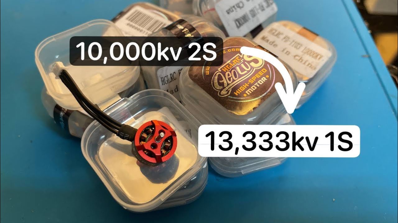 Rewinding HGLRC 1103 motors for 1S
