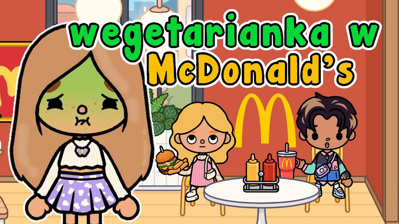 ZWYMIOTOWAŁAM W RESTAURACJI 🤢 McDonald's TOCA BOCA 🍔 HISTORYJKI PO POLSKU TOPIK I TOPCIA