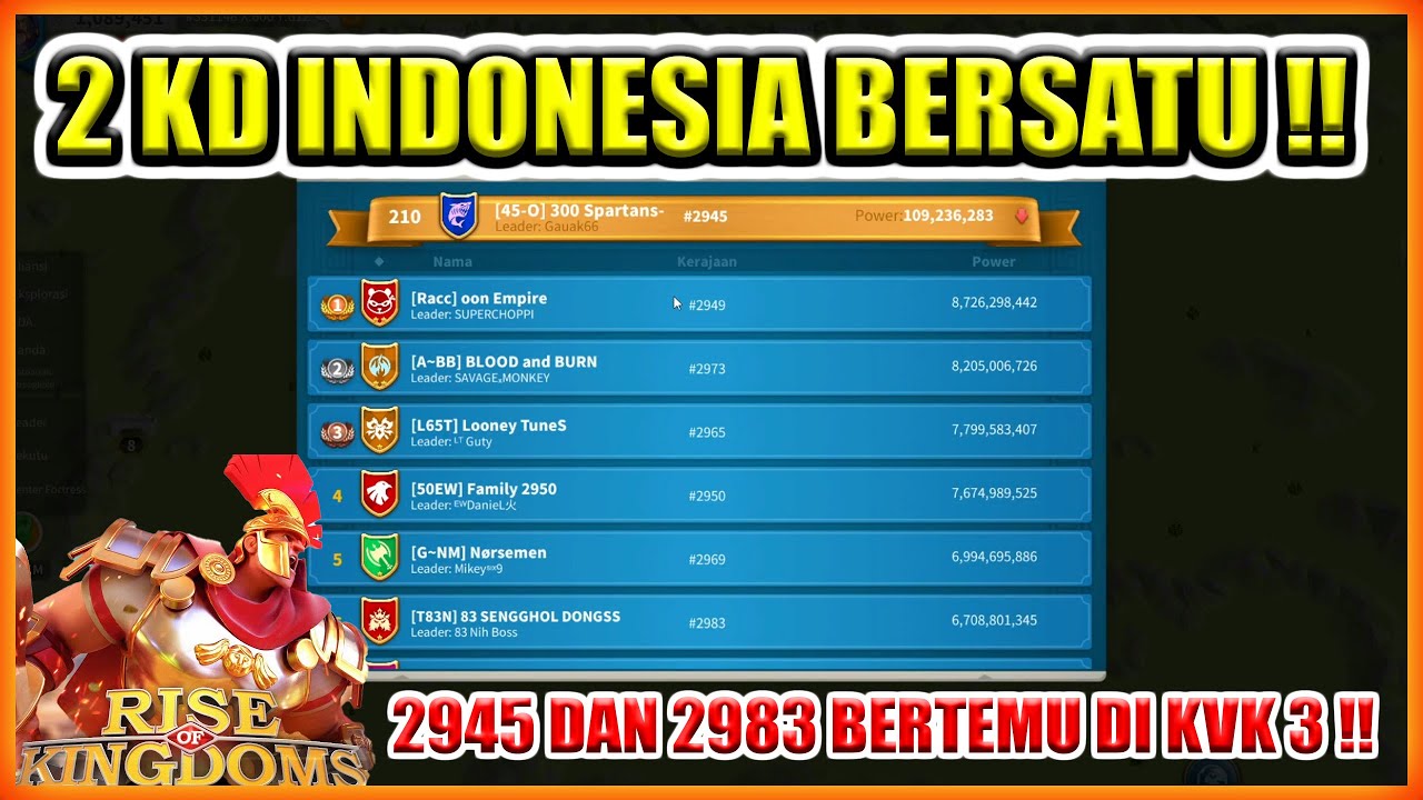KD INDO 2945 DAN 2983 BERTEMU DI KVK 3 !!