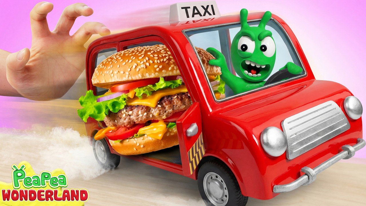 Pea Pea Becomes a Taxi Driver! Can Pea Pea Finish the Job? 🚕